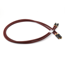 Посеребренный аудио соединительный кабель из чистой меди 5N SQ-88B с разъемом WBT-0150 RCA 2024 - купить недорого
