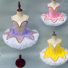 New Professional Ballet Tutus Child Platter Swan Lake Ballet Costumes Pancake tutu Ballerina Dress for Girls 2024 - buy cheap