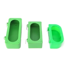 Green Food Water Plastic Bowl Cups Parrot Bird Pigeons Cage Cup Feeder Feeding 2024 - buy cheap