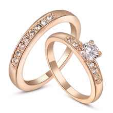 Австрийские кристаллы 2016 большой бренд обручальное кольцо # RG95702 2024 - купить недорого