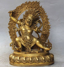 Frete grátis estátua de bronze de buda vajrapani (chana dorje) tibetana 002316 9.8 2024 - compre barato
