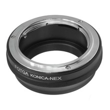 Fotga-lente de konica para e-mount, anel de extensão, adaptador para sony nex3, nex5, 5n, 5r, nex7, vg10 2024 - compre barato