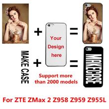 DIY Personalized custom photo name Customize printing your design picture cover case for ZTE ZMax 2 Z958 Z959 Z955L 2024 - buy cheap