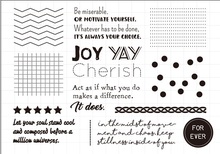 Joy stamp Clear Stamp for Scrapbooking Transparent Silicone Rubber DIY Photo Album Decor 2024 - buy cheap