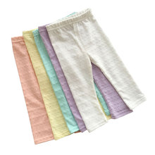 Calças leggings para meninas, calças para crianças respiráveis de verão 2024 - compre barato