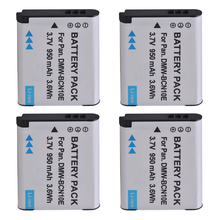 4Pcs 950mAh DMW-BCN10, BCN10, DMW-BCN10E Lithium BatteryBCN10 Rechargeable Battery for Panasonic Lumix DMC-LF1 DMC-LF1K DMC-LF1W 2024 - buy cheap