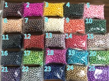Wholesale 100pcs Rainbow Colored Pearl Beads,6-8MM Akoya Round Pearls, Mix 24 Colors Loose Pearl Beads for Oyster Jewelry PJW321 2024 - buy cheap
