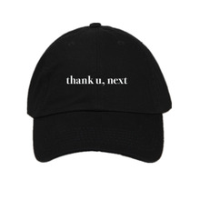 Dropshipping Letter Thank U,Next Baseball Caps Ariana Grande Embroidery Dad Hat Unisex Women Man Hats Latest album Snapback 2024 - buy cheap