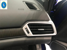Yimaautotrims Подходит для Honda Insight 2019 Авто ABS аксессуар внутри Кондиционер переменного тока Выходное отверстие рамки накладка 2 шт./компл. 2024 - купить недорого