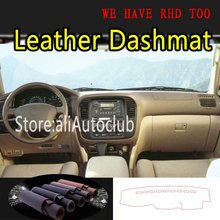 For toyota land cruiser 1998 1999 2000 2001 2002 Leather Dashmat Car Styling Covers  Dash Mat Dashboard  Carpet Accessories 2024 - buy cheap