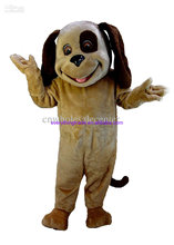 Grande promoção fantasia de mascote de cachorro fofo de personagem adulto adorável traje de festa de halloween 2024 - compre barato