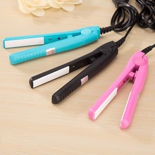 2019  Electronic Professional Hair Iron Hairstyling Mini Portable Ceramic Flat Iron Hair Straightener Irons Styling Tools New 2024 - buy cheap