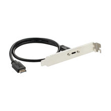 50Cm Usb 3.1 Front Panel Header Type-E To Usb-C Type C Female Connector Extension Wire Cable With Panel Mount Screw 2024 - buy cheap