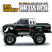 HG P407 1/10 2.4G 4WD 3CH Brushed Rally Rc Car TOYATO Metal 4X 4 Pickup Truck Rock Crawler RTR Toy Black White Gifts Boys Kids 2024 - buy cheap