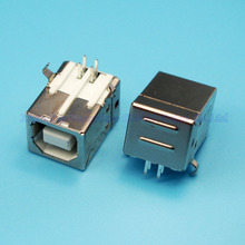 USB-порт для принтера BF Type B, разъем на 4 контакта 90 градусов 2024 - купить недорого