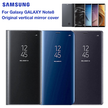 Capa protetora para celular com espelho vertical, capa espelhada para samsung galaxy note 8, n9500, n950f 2024 - compre barato