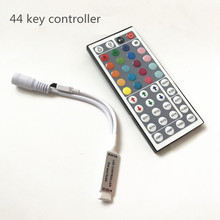 Led Controller 44 Keys Mini IR RGB Controler LED Lights Controller IR Remote Dimmer DC12V 6A For RGB SMD 3528 5050 LED Strip 2024 - buy cheap