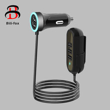 Quick USB Car Charger For iPhone Samsung Multi 5 Ports Car Charger Adapter Passenger Backseat Charger cigarette car charger 2024 - buy cheap