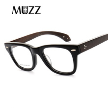 Retro Acetate Optical Glasses Frames Clear Lens Wooden Eyeglasses Frame for Women Men prescription Glasses Computer Reading Glas 2024 - buy cheap