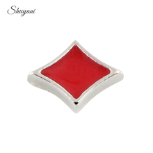 F302 Wholesale 20Pcs/lot Cute Floating Square charms fit Magnetic Glass Living memory locket Women Gifts 2024 - buy cheap