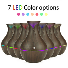 130ml Aroma Essential Oil Diffuser Ultrasonic Air Humidifier usb mini with Wood Grain 7 Color Changing LED Light for Office Home 2024 - buy cheap