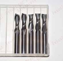 6mm*17mm,5pcs,Free shipping 2 Flutes End Mill,CNC machine milling Cutter,Solid carbide woodworking tool,PVC,MDF,Acrylic,wood 2024 - buy cheap