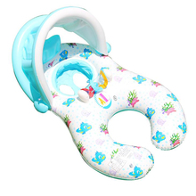 Baby Swimming Pool Inflatable Float Toy Bed Neck Ring Under Shadow Mother Kids Swimming Inflatable Safety Rings Float Seat 2024 - buy cheap