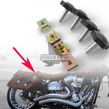 Free Shipping New Quick Release Saddlebag Installation Kit Hardware Mount Bolts Screws For Harley Touring 2024 - buy cheap