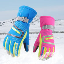 Marsnow Winter Professional Ski Gloves Girls Boys Adult Waterproof Warm Gloves Snow Kids Windproof Skiing Snowboard Gloves 2024 - buy cheap