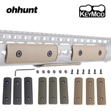 ohhunt Tactical 4" Keymod Handguard Rail Panel Cover 3Pcs/Set Protector Hands Guard for Hunting Key Mod AR15 Airsoft 3 Color 2024 - buy cheap