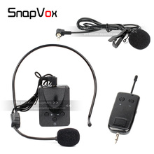 UHF Headworn Headset Mic Lapel Lavalier Wireless Microphone System For Loudspeaker Megaphone Teaching Speaker PA Voice Amplifier 2024 - buy cheap