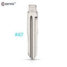 KEYYOU 10pcs KD#47 KD Remote Uncut Blank Metal Blade Type #47 for Changan CX20 Remote Car Key Blade Replacement 2024 - buy cheap