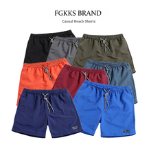 FGKKS-pantalones cortos informales para hombre, transpirables, a la moda, de Color sólido, para verano, 2020 2024 - compra barato