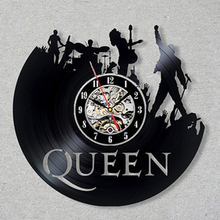 Queen Rock Band Wall Clock Modern Design Music Theme Classic Vinyl Record Clocks Wall Watch Art Home Decor Gifts for Musician 2024 - buy cheap