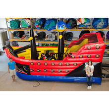 inflatable playground Pirate Ship Bouncy Castle Bouncer Inflatable Castle Kids Baby ,Inflatable trampolin jumping bed 2024 - buy cheap