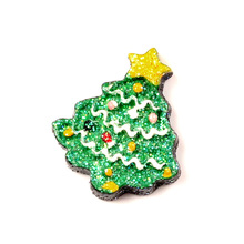 LF-Parche de resina para árbol de Navidad, decoración artesanal, adorno de cabujón plano para álbum de recortes, accesorios Diy, 10 Uds. 2024 - compra barato