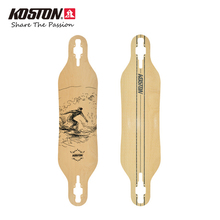 KOSTON Pro Longboard Deck High Quality 8Ply  Canadian Maple Hot Air Pressed Drop Through  Long Skateboard Decks For Cruising 2024 - buy cheap