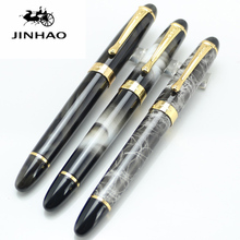 Jinhao x450 caneta esferográfica verde escuro, dourada, totalmente de metal, 22 cores, 0.7mm, material de escritório 2024 - compre barato