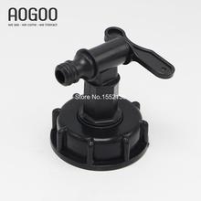 10 unids/lote IBC tanque de válvulas de 60mm a 15mm (1/2 ") interruptor de adaptador de manguera de jardín del tanque del conector de agua 2024 - compra barato