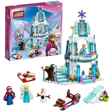 JG301 SY373 Anna Elsa Snow Queen JP79168 Elsa's Sparkling Ice Castle Building Blocks Brick Compatible Friends with Block Toys 2024 - buy cheap