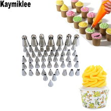 Kaymiklee-boquillas de goma para decoración de pasteles, herramientas de pastelería, juego de pasteles, 55 unids/set, CS137 2024 - compra barato