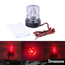 1Pcs LED Marine Boat Yacht Light Navigation Anchor Light 360 Degree All Round Boat Light 6000K 12V Anchor Light Red White 2024 - buy cheap