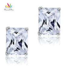 Peacock Star Solid 925 Sterling Silver Stud  Earrings Fashion / Bridal Jewelry CFE8087 2024 - buy cheap