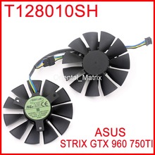 2pcs/lot T128010SH 12V 0.25A 85mm 39x39x39mm with 4 Pins For Asus STRIX GTX960 GTX750TI Graphics Card Cooler Fan 2024 - buy cheap