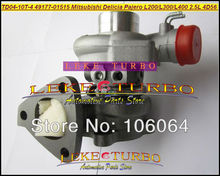 Turbocompresor Turbo TD04 49177-01515 49177-01503, para Mitsubishi L300 4WD Delicia Pajero Shogun L200 L400 2.5L D 4D56 refrigerado por agua 2024 - compra barato
