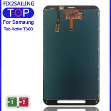 Tela lcd sensível ao toque para substituição, digitalizador com display lcd completo para samsung galaxy tab t365 t360 2024 - compre barato