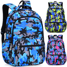Waterproof Camouflage Boys School Bags Capacity Backpacks For Teenagers Student Book Bag School Backpack Women mochila escolar 2024 - buy cheap