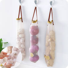 Creative Home Furnishing Hollow Breathable Hanging Storage Bag of Fruit and Vegetable Garlic Onion Hanging Bag For Kitchen 2024 - buy cheap