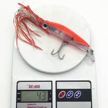 24cm/43gSea Fishing Octopus Squid Skirts Trolling Bait Saltwater Fishing Tuna HOOK Bionic Lure Wobblers Marlin Treble Hook 2024 - buy cheap