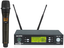 OKMIC OK-1D/3H OR 66H Professional UHF/PLL true diversity wireless microphone system, wireless 3H handheld transmitter 2024 - buy cheap